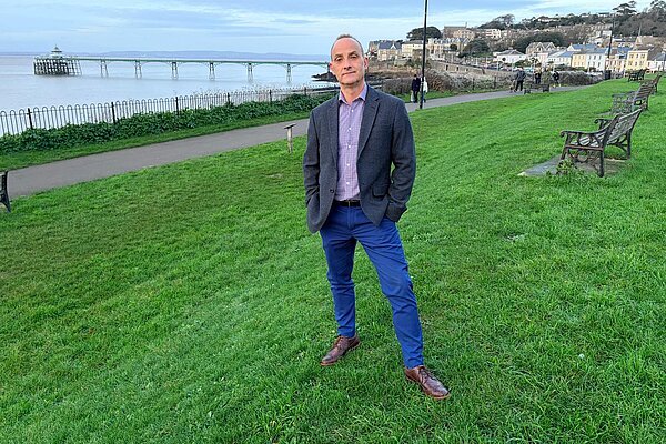 Luke is proud of his Clevedon connection